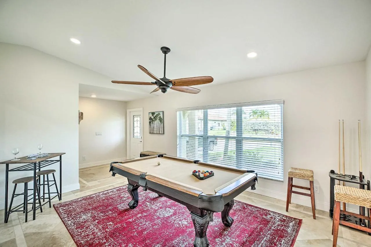 Canalfront Escape With Heated Pool! Holiday home Cape Coral