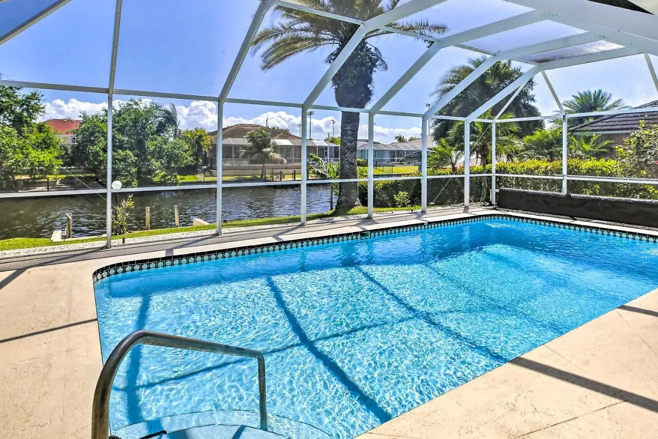 Canalfront Escape Lanai With Pool! *