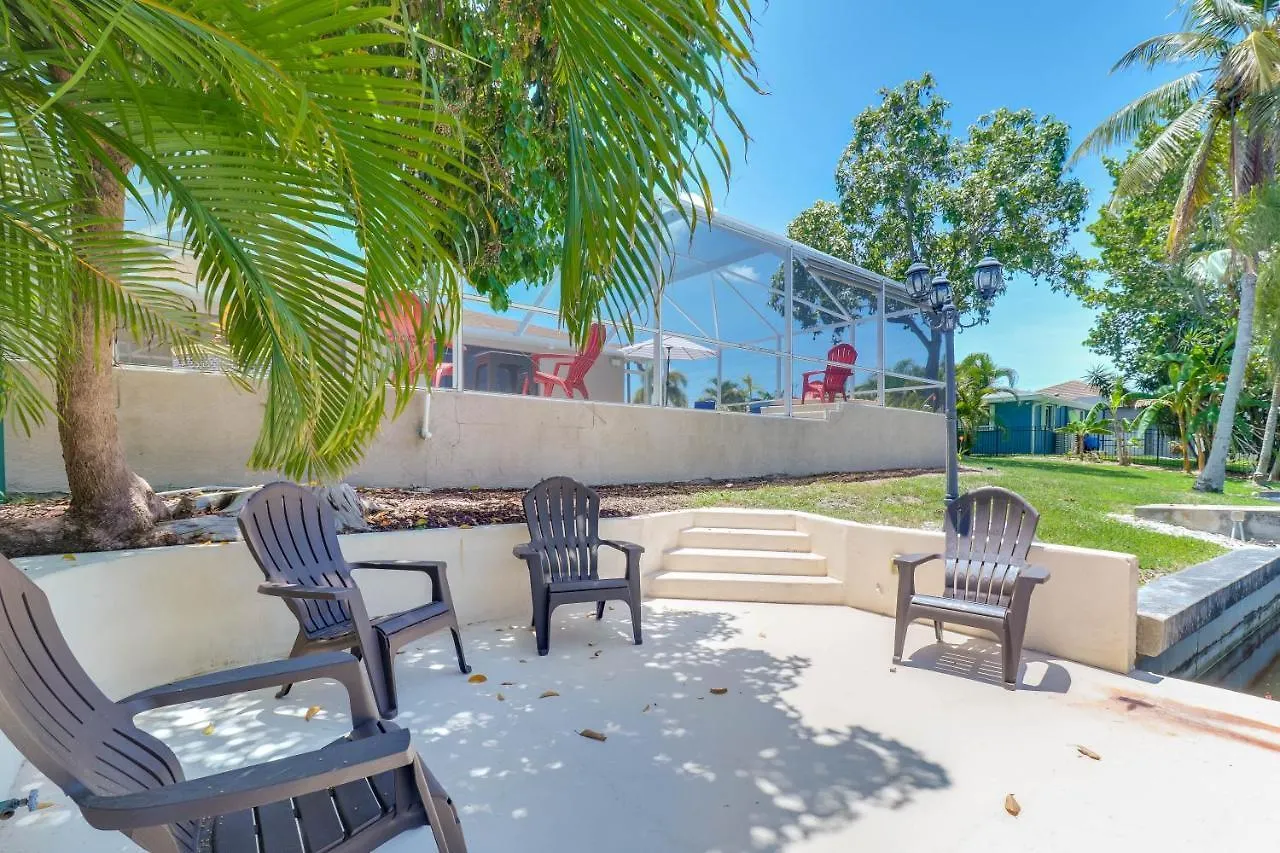 Waterfront Pool With Sailboat Access