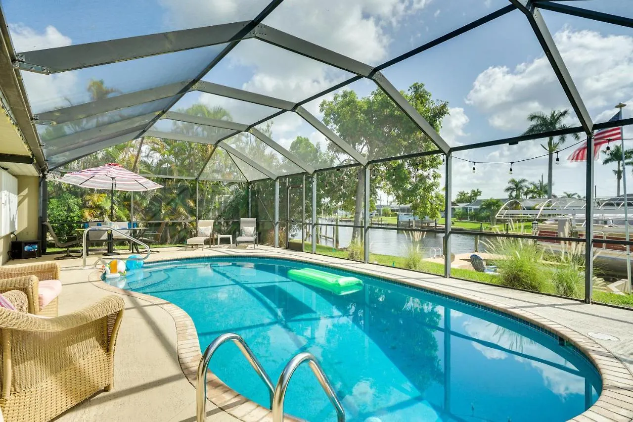 Waterfront Oasis With Boat Dock And Lanai! * Cape Coral