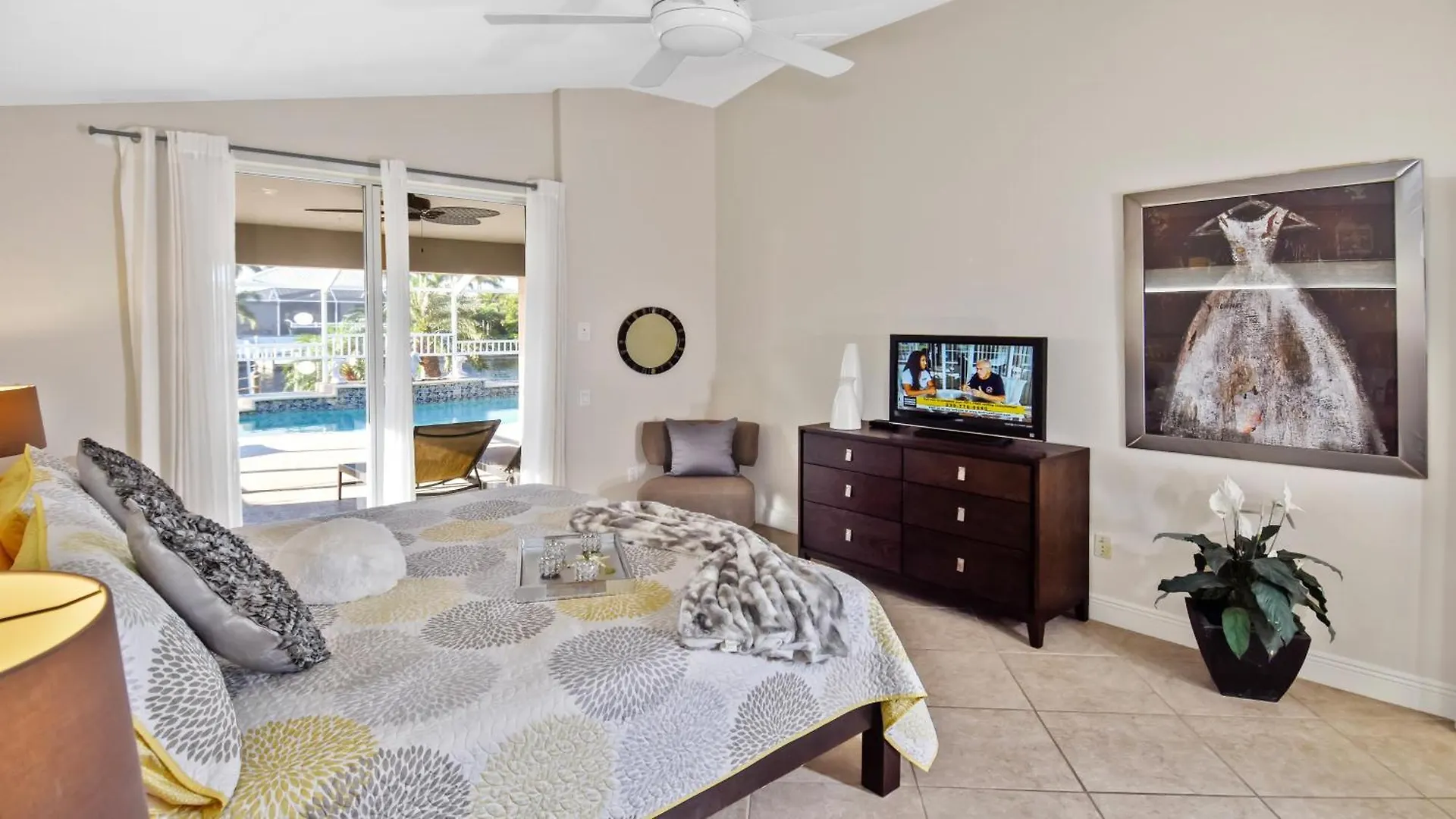 Lupita Boat Lift Dock Heated South Facing Pool Villa Cape Coral
