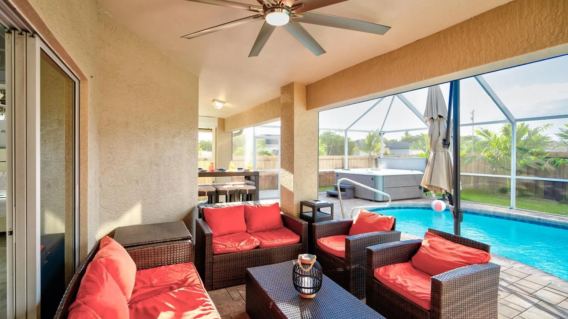 Four Bedrooms Oasis With Heated Pool Private Jacuzzi And Billiards Holiday home