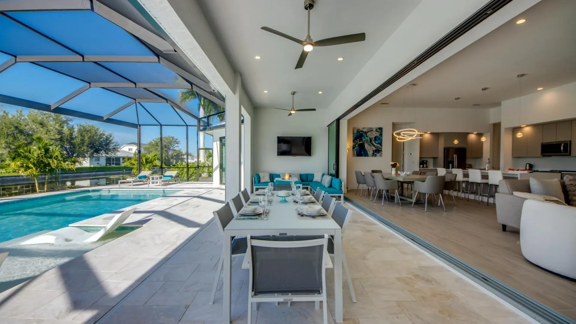 Villa Brandnew Villa-puresun At Canal Intersection, Heated Saltwater Pool And Spa, Facing South *