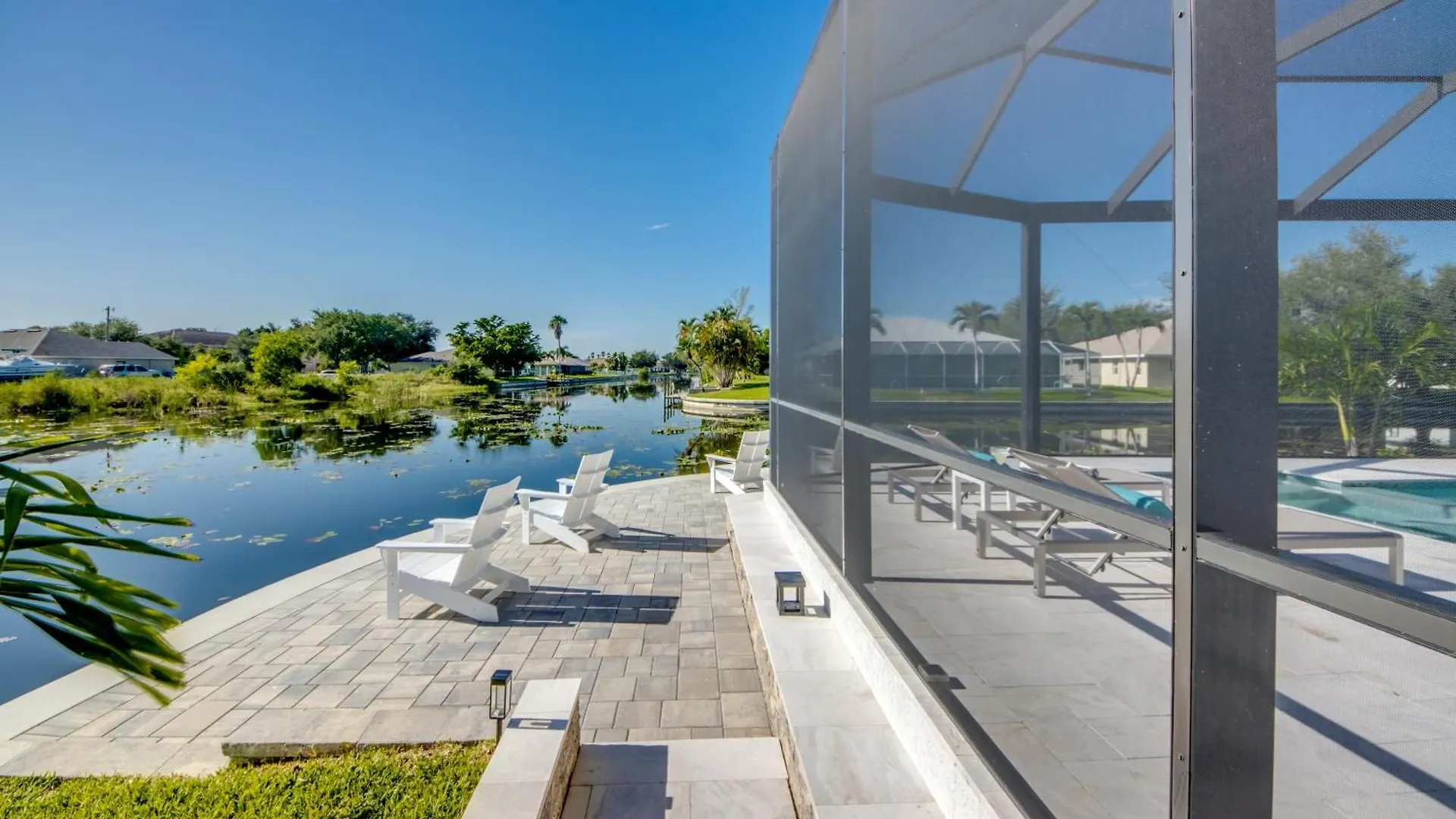 Villa Brandnew Villa-puresun At Canal Intersection, Heated Saltwater Pool And Spa, Facing South