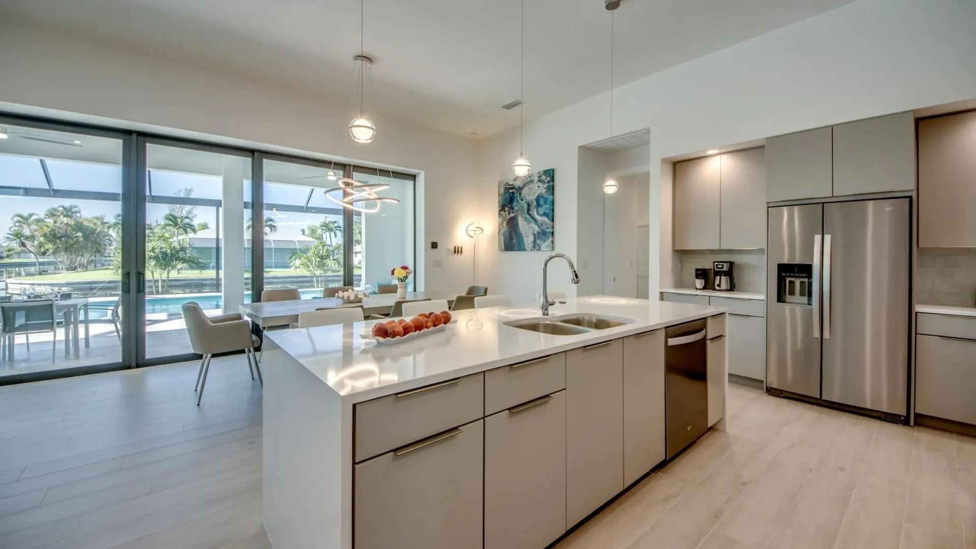 Brandnew Villa-puresun At Canal Intersection, Heated Saltwater Pool And Spa, Facing South * Cape Coral
