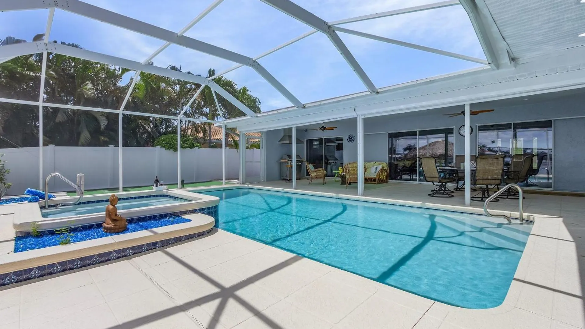 Gulf Access, Dock With Tiki, Heated Pool And Spa, Putting - Sunrise Soiree - Roelens Holiday home *