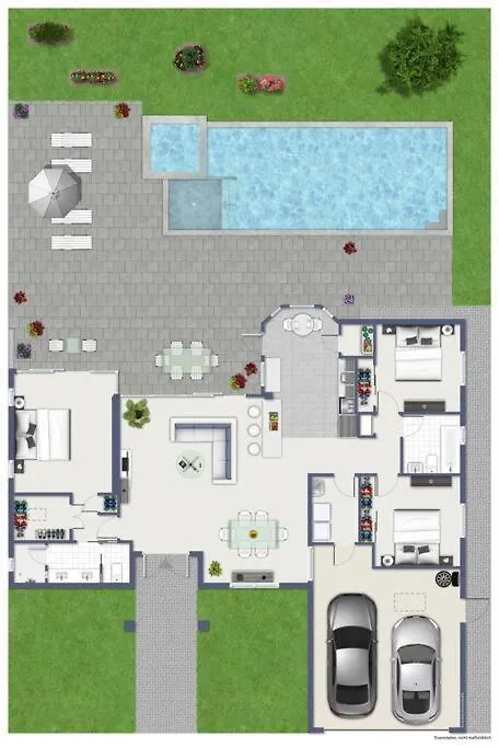 Sparkle Blue By Coralvilla - Large Pool & Villa