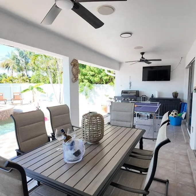 Coastal Oasis, Sleeps 8, Heated Pool, Bbq And Jacuzzi Cape Coral