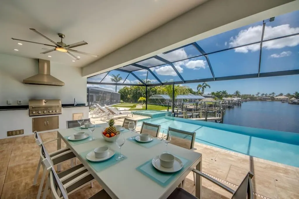 Villa Infinity By Coralvilla -modern, On Water, Pool Cape Coral
