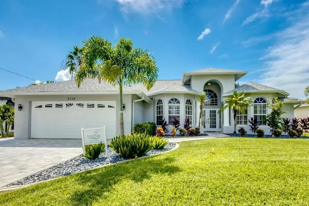 4friends By Coralvilla, South Exposure, Pool Villa Cape Coral