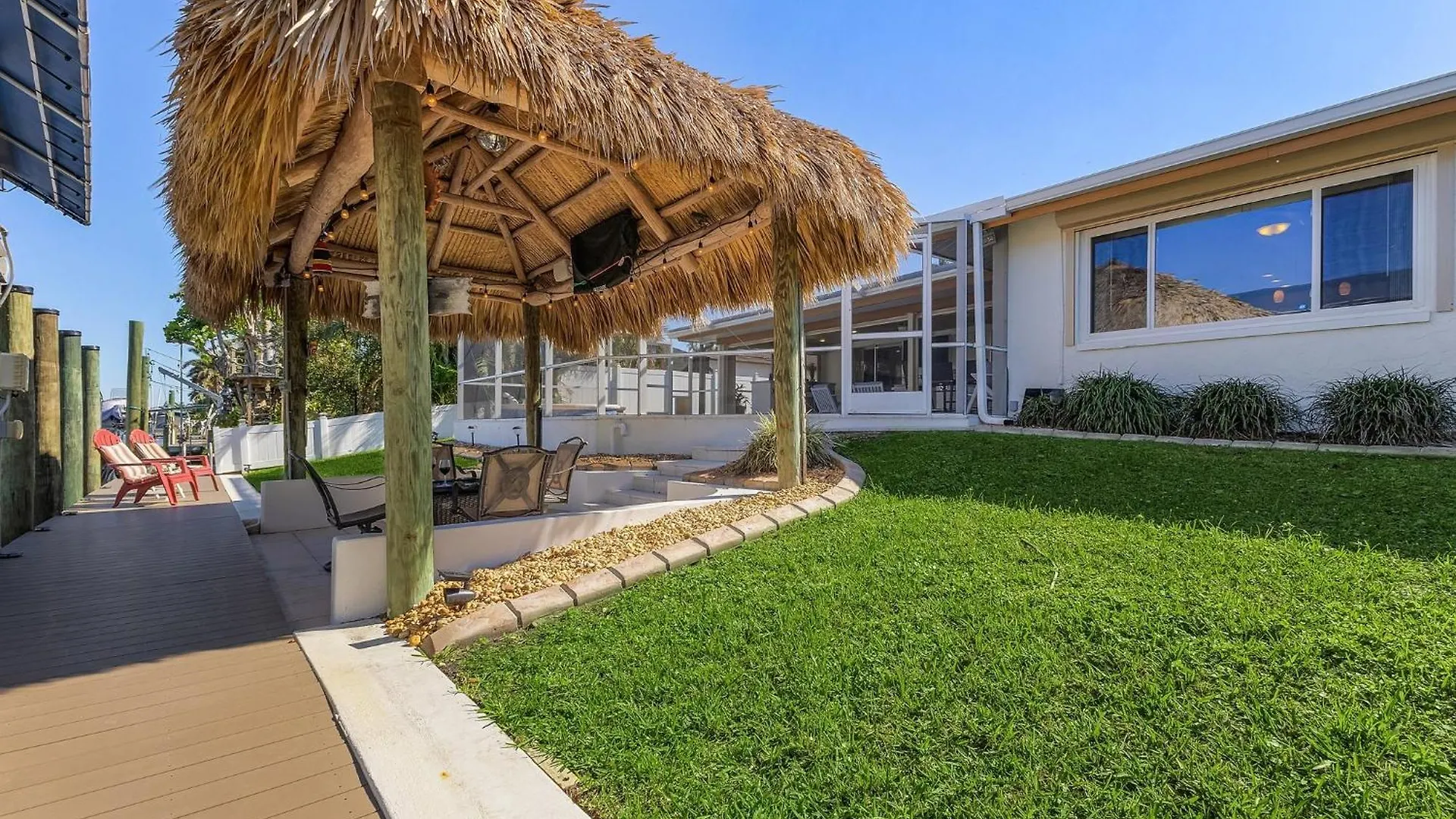 Gulf Access Dock With Tiki Heated Pool Casa Chillotta Roelens Holiday home