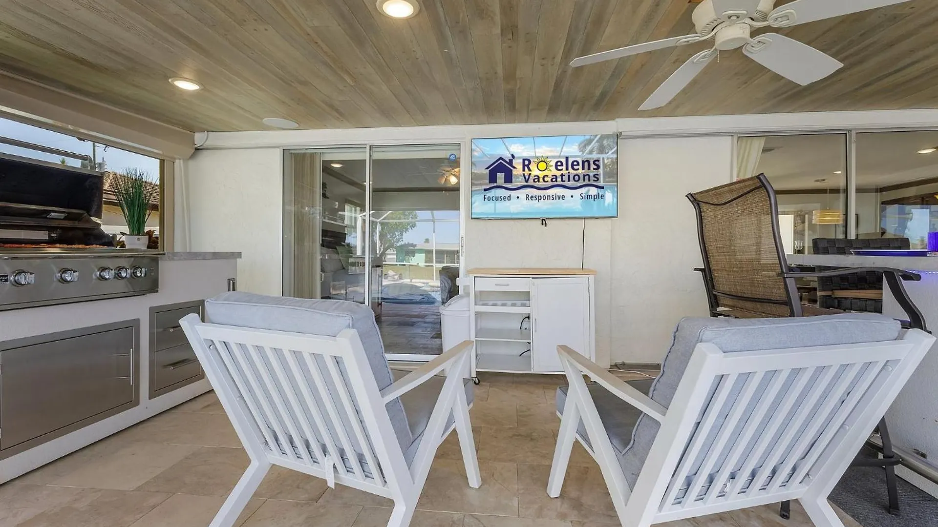 Gulf Access Dock With Tiki Heated Pool Casa Chillotta Roelens Holiday home