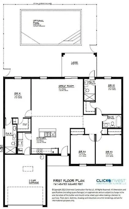 Holiday home New Construction With Lanai! Great For 2 Families!