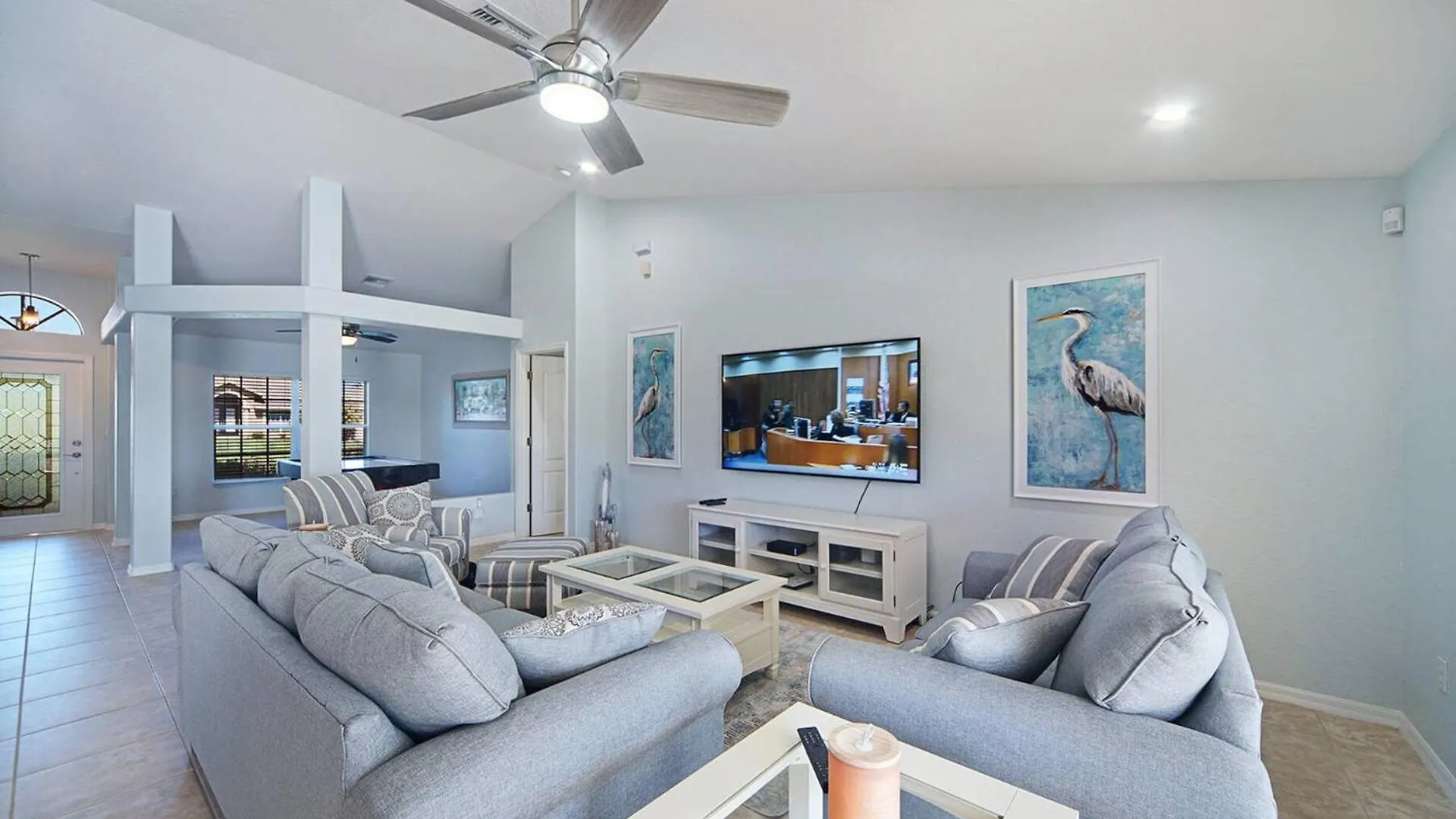 Saltwater Electric & Solar-heated Pool Home, With Tv On Lanai - Addison *