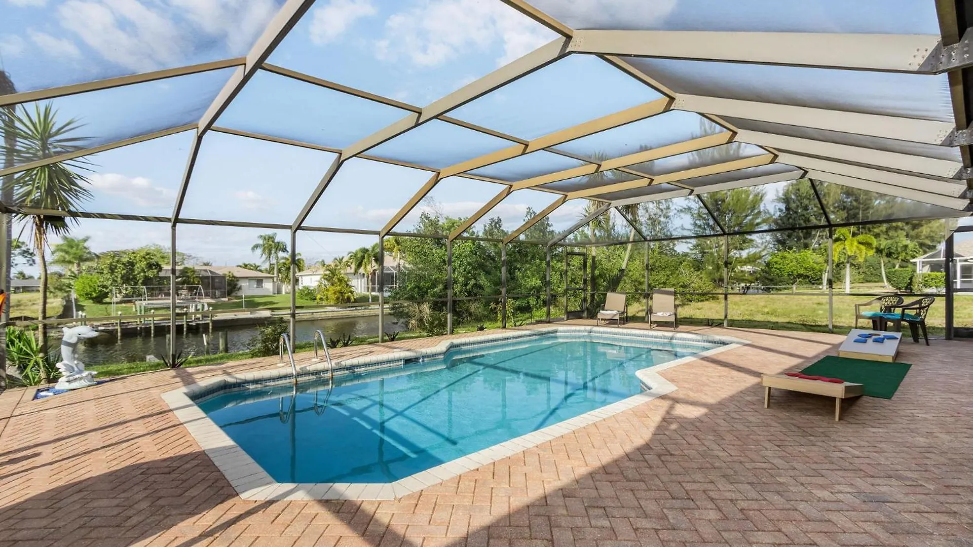 Family-friendly Salt Water Electric-heated Pool With Gulf Access - Mahana * Cape Coral