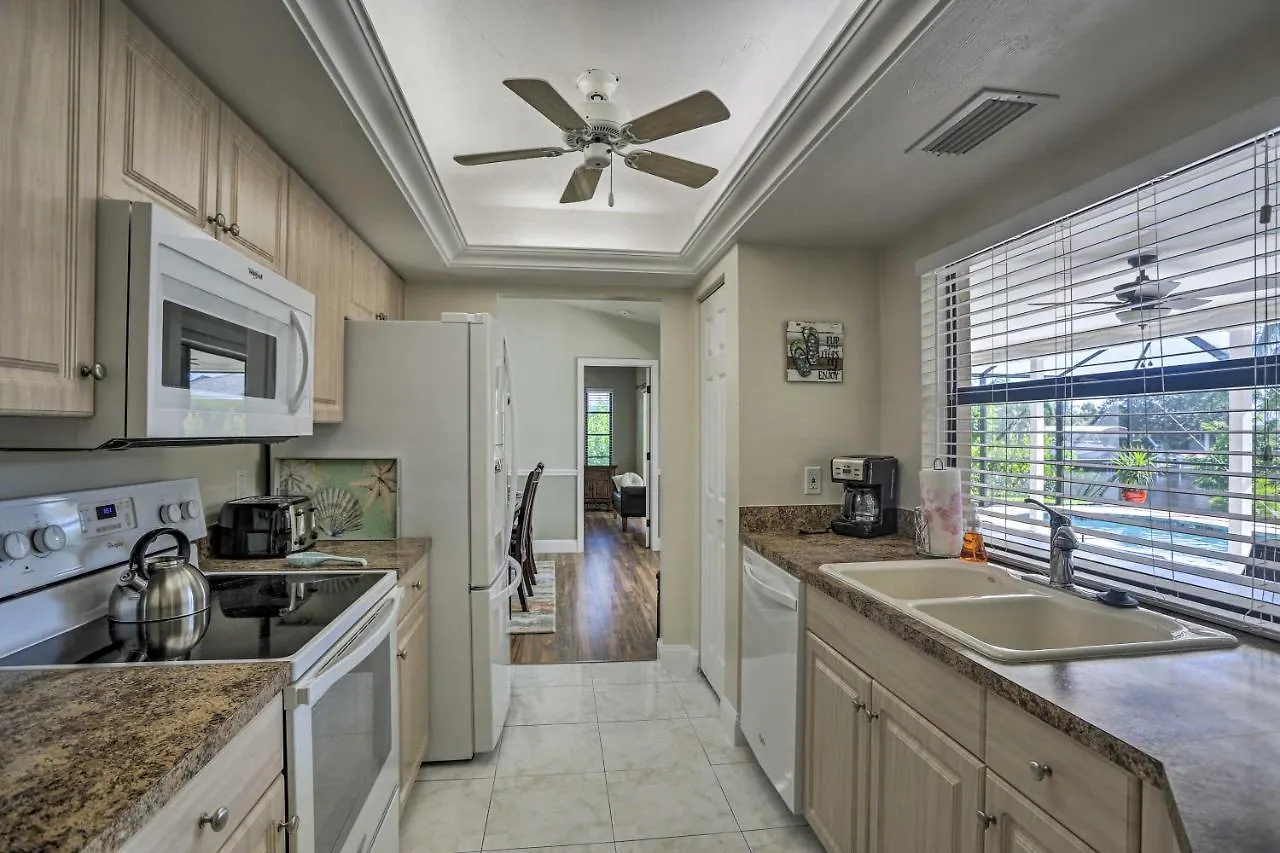Canal-front Retreat With Dock In Cape Coral!