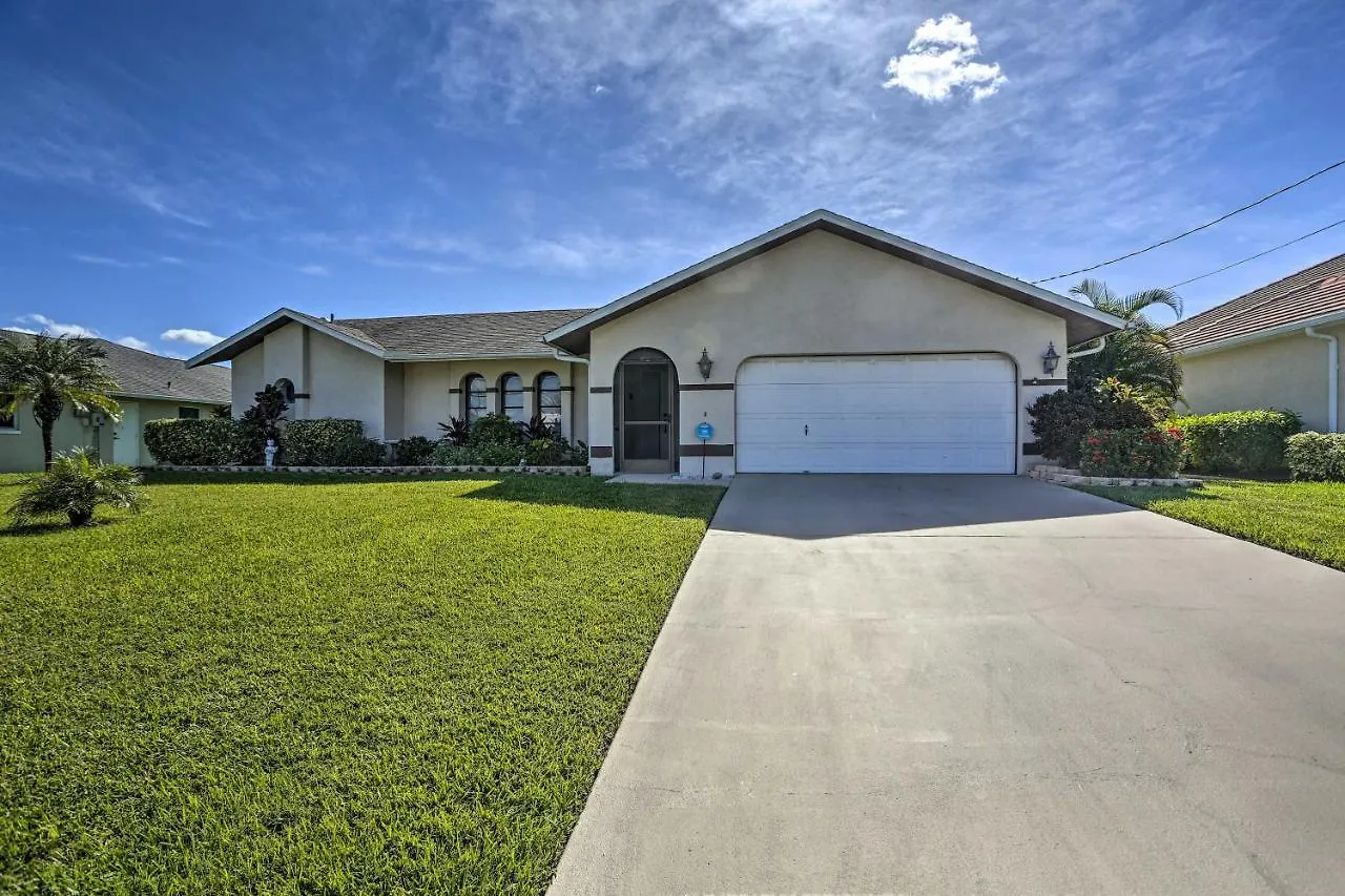 Canal-front Retreat With Dock In Cape Coral! Holiday home