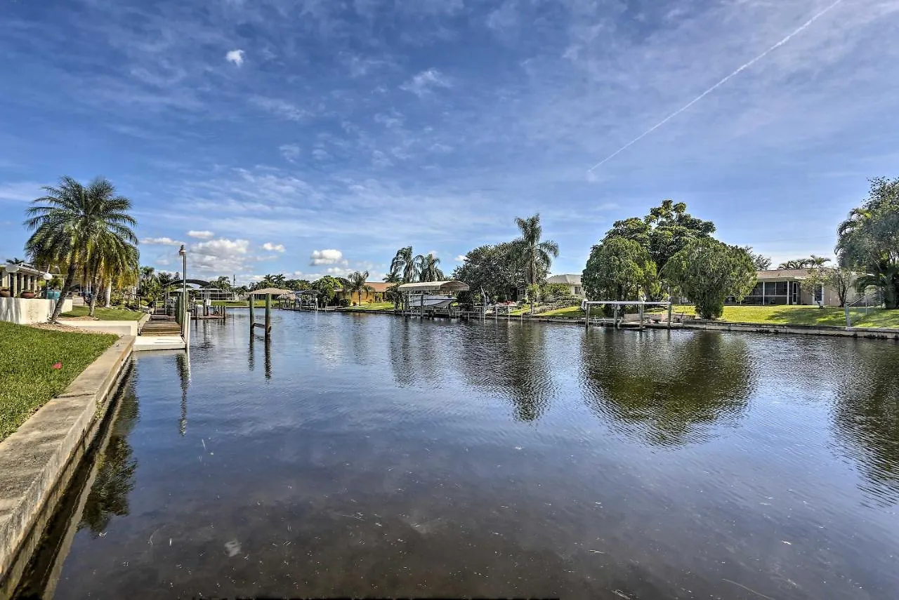 Canal-front Retreat With Dock In Cape Coral! *