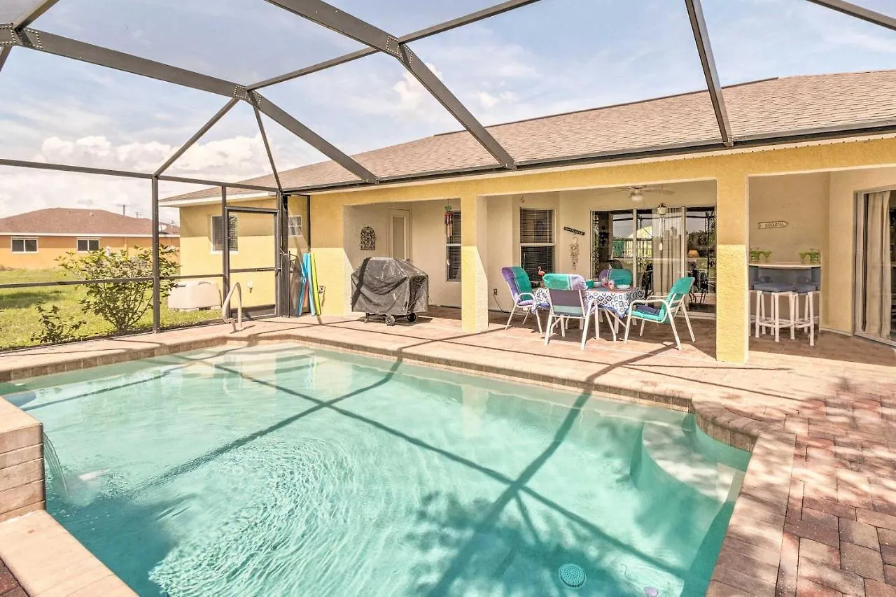 Ideally Located Abode With Heated Pool! * Cape Coral