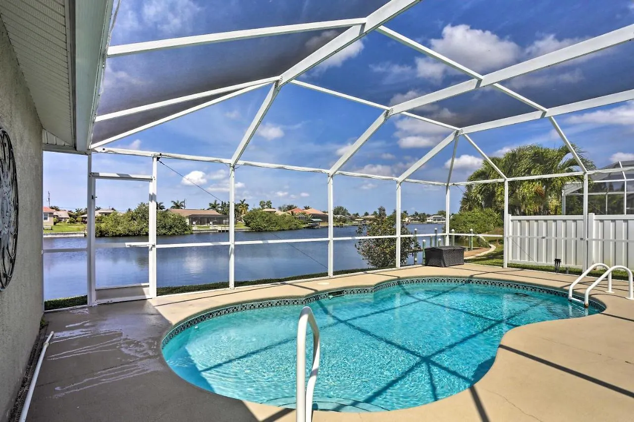 Canalfront House With Pool And Patio! Cape Coral