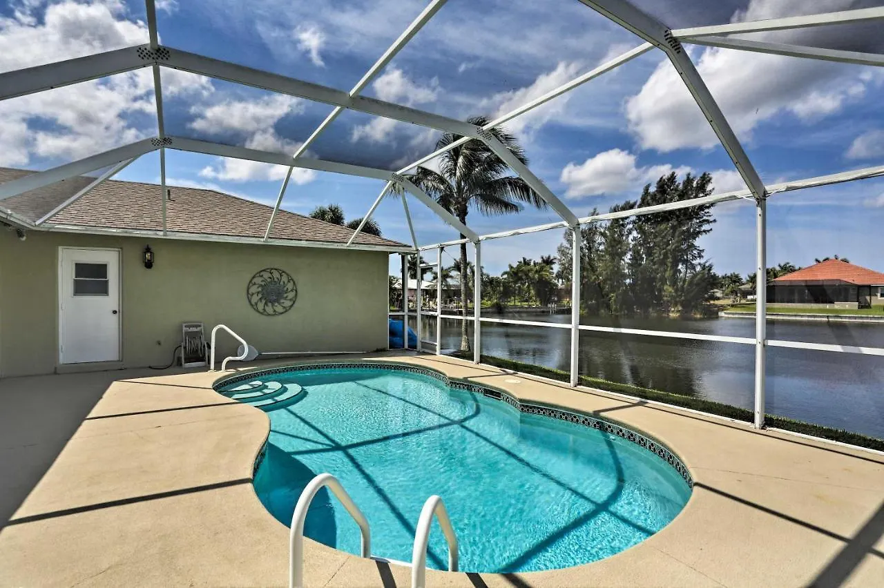 Canalfront House With Pool And Patio! * Cape Coral