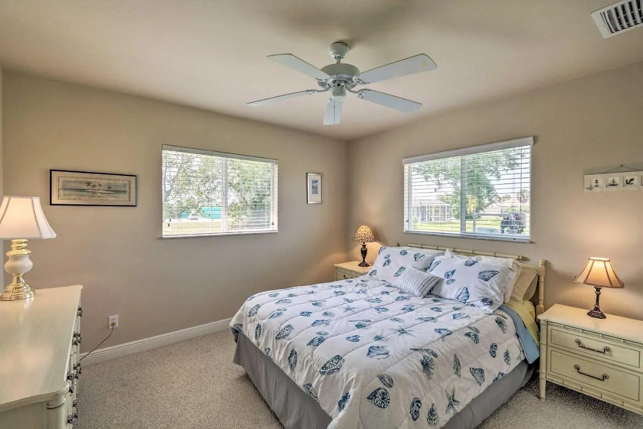 Ideally Located Abode With Heated Pool! Cape Coral